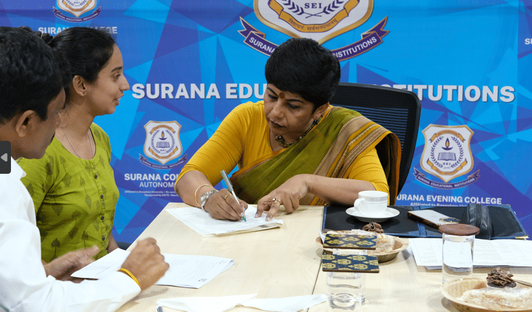 Surana College Bangalore Mou Sign Images photo 10